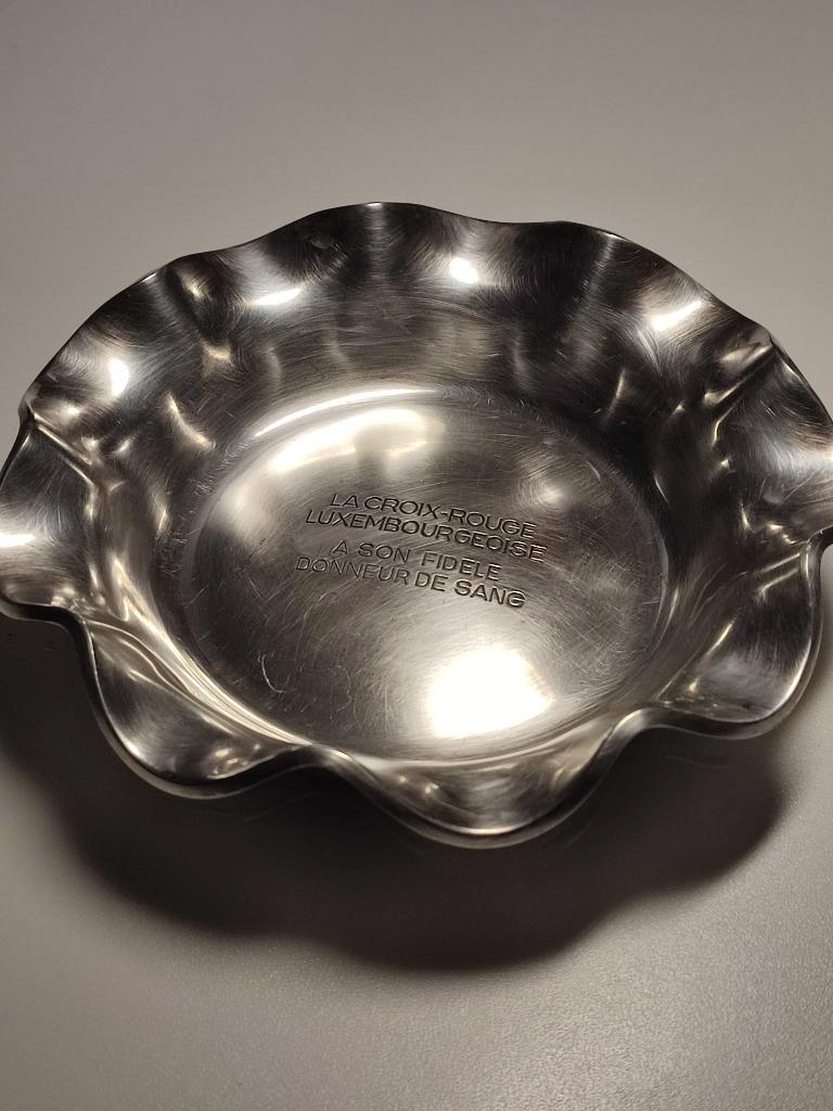 Coupelle en métal argenté Wiskemann, Antiek en Kunst, Antiek | Zilver en Goud, Zilver, Ophalen of Verzenden