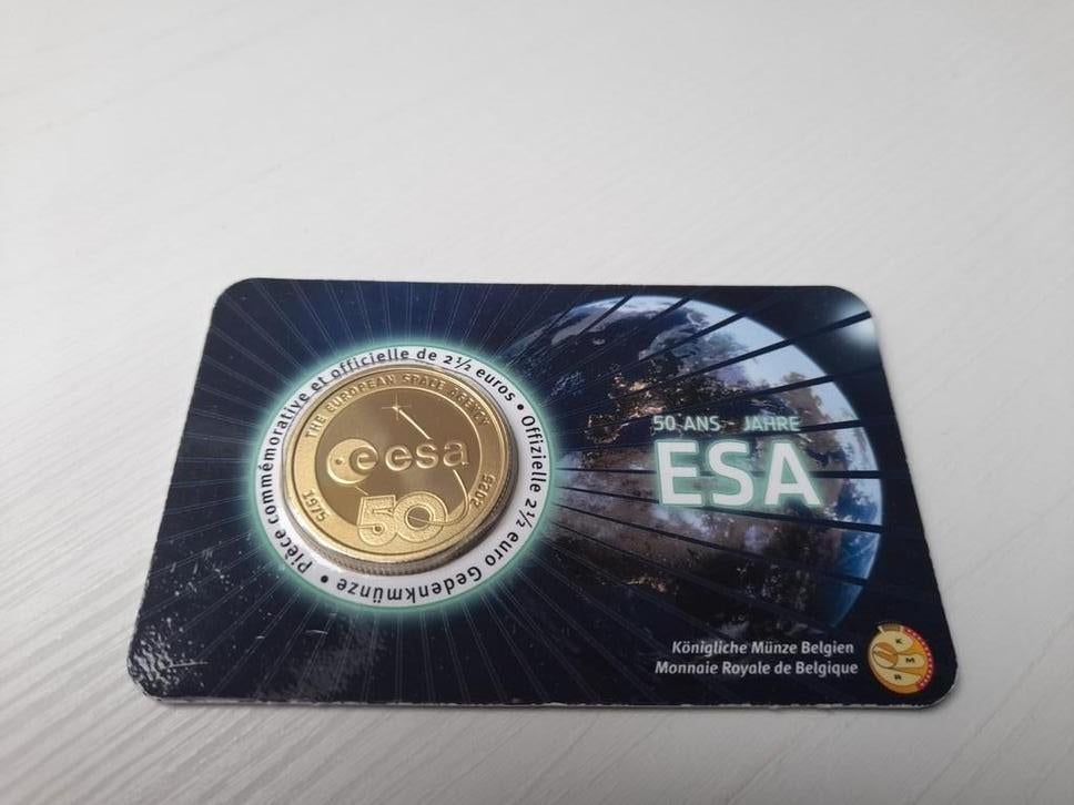 Coincard 50 jaar ESA België 2025, Ophalen of Verzenden, België