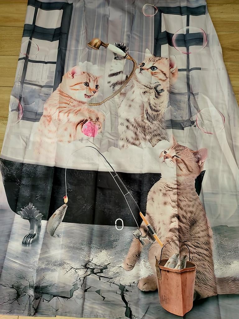 Douchegordijn, nieuw., Huis en Inrichting, Ophalen of Verzenden