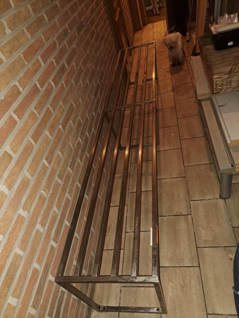 Étagère en inox (240x40x40) à vendre, Enlèvement, Utilisé, Mobilier en inox