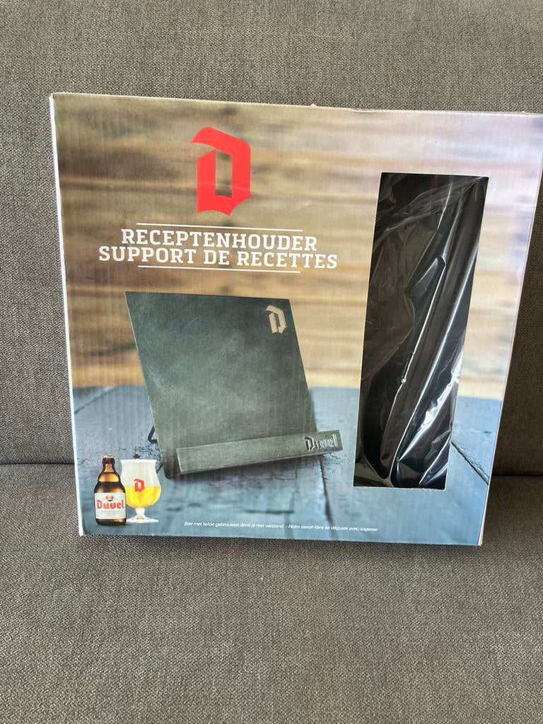 Nieuw Duvel receptenhouder, Ophalen of Verzenden, Nieuw, Duvel
