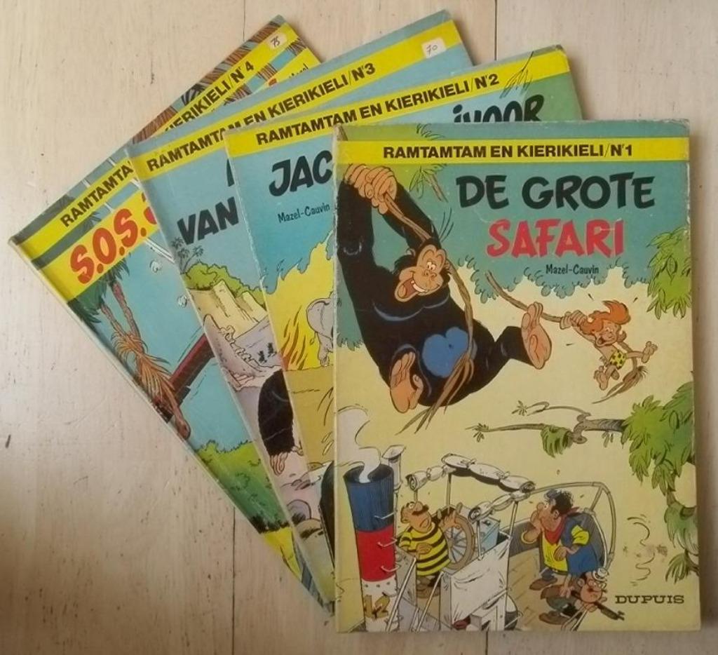 strips Ramtamtam en Kierikieli, Livres, BD, Enlèvement ou Envoi