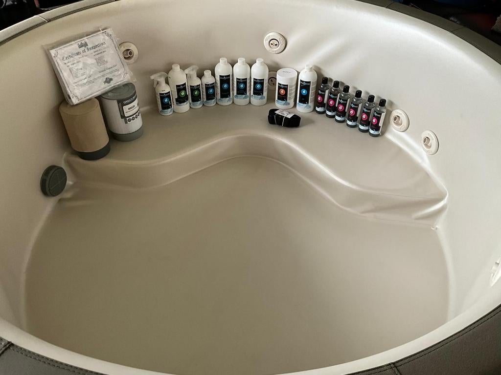 Softub portico 5/6 pers., Tuin en Terras, Ophalen, Zo goed als nieuw, Filter