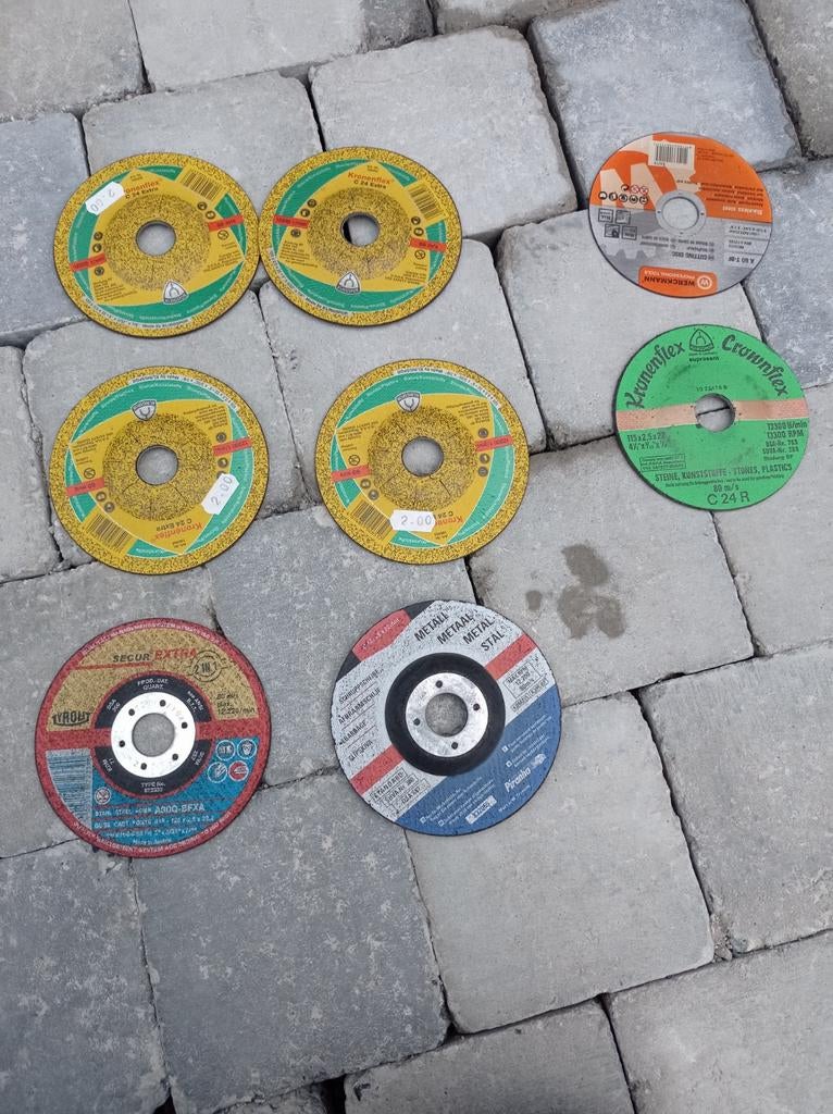 Disques pour meuleuse d'angle 125 mm, Bricolage & Construction, Enlèvement ou Envoi, Comme neuf, Meuleuse d'angle