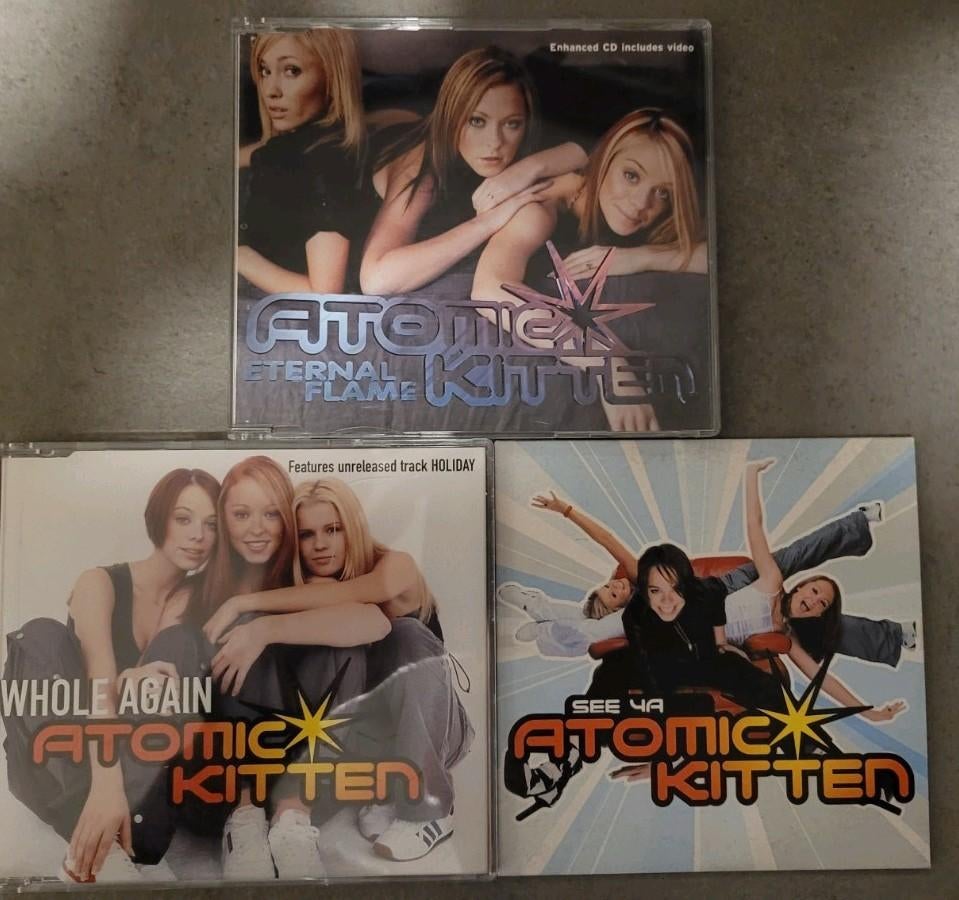 Atomic Kitten singles, Ophalen of Verzenden, Gebruikt