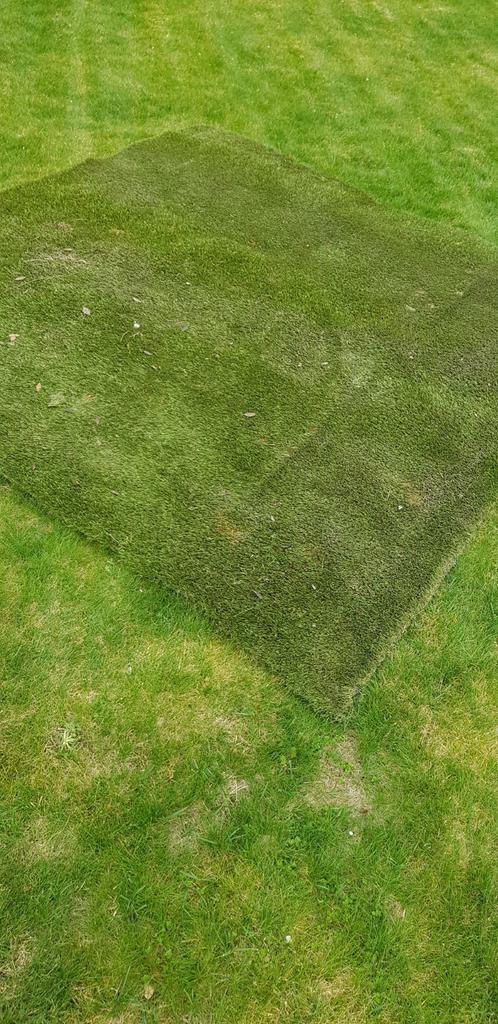 18m2 kunstgazon, Tuin en Terras, Gras en Kunstgras, Ophalen, Zo goed als nieuw