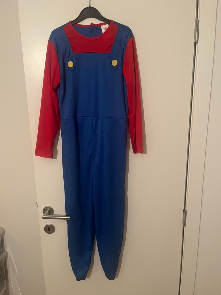 Mario verkleedkleding, Kinderen en Baby's, Carnavalskleding en Verkleedspullen, Ophalen, Gebruikt