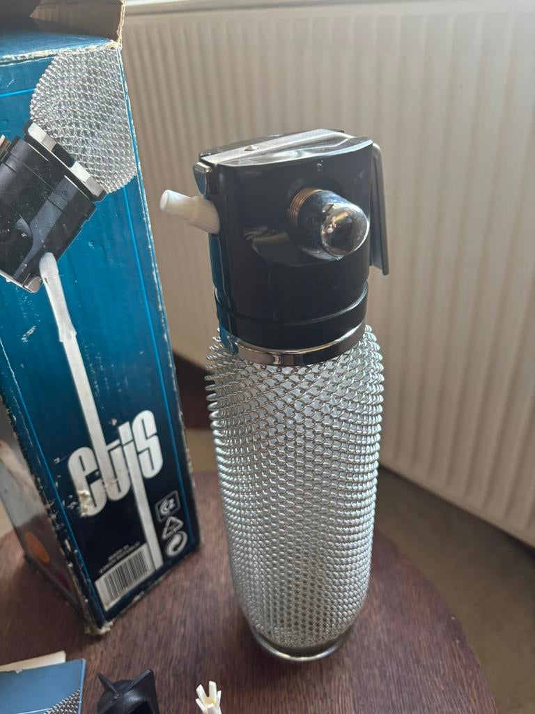 Vintage sodafles (slagroom), Diversen, Overige Diversen, Zo goed als nieuw, Ophalen of Verzenden