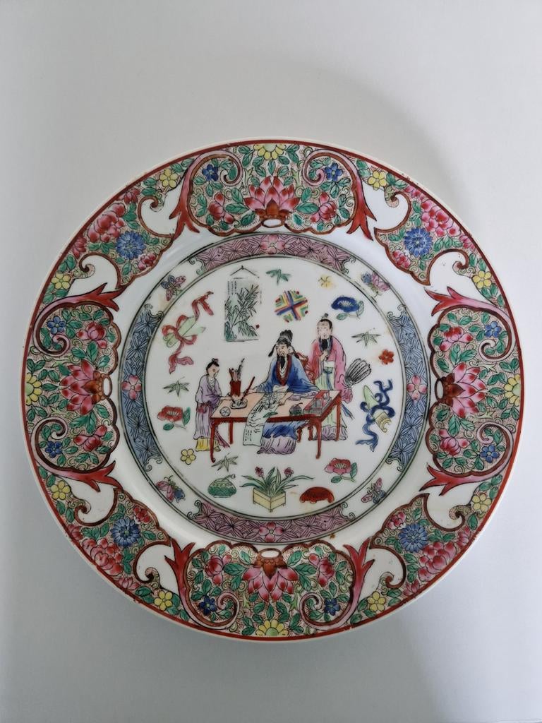 Porcelaine chinoise style famille rose/Canton, Antiquités & Art, Enlèvement