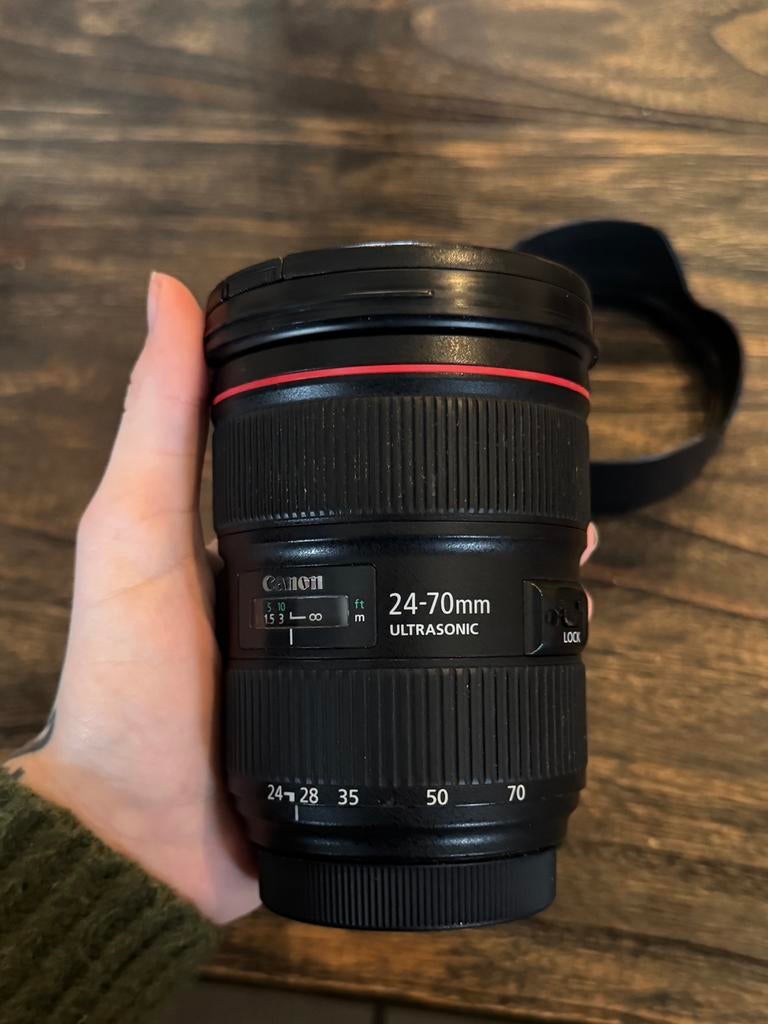 Canon EF 24-70mm f/2.8L II USM, Audio, Tv en Foto, Foto | Lenzen en Objectieven, Ophalen of Verzenden, Zo goed als nieuw
