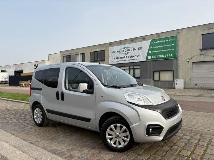 Fiat Qubo | 12 M Garantie | 14 Dkm | Benzine + cng | 2019 |, Auto's, Fiat, Testrit aan huis, 199 g/km, 4 cilinders, USB
