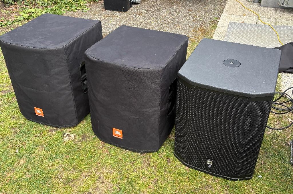 3x JBL PRX 418S, Audio, Tv en Foto, Luidsprekerboxen, Ophalen, Gebruikt, 120 watt of meer, Subwoofer