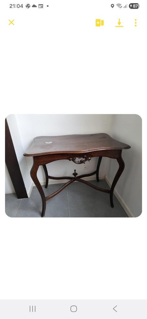 Petite table L90 P60, Enlèvement