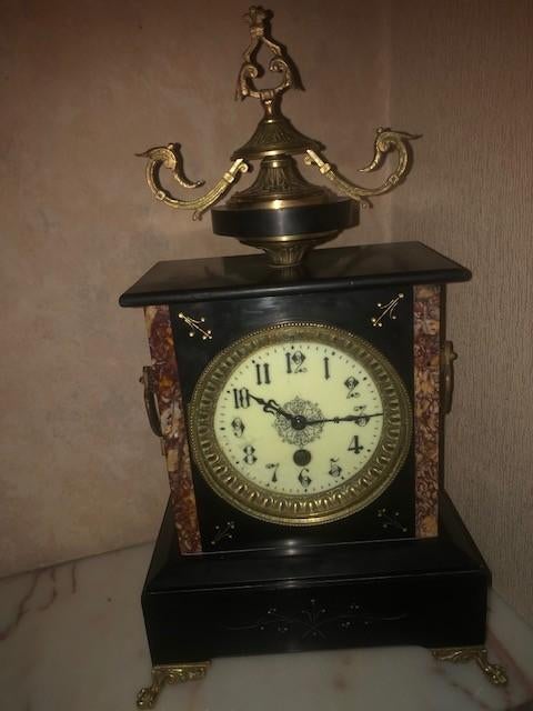 Klok in Napoleon III-stijl, 19e eeuw, Ophalen of Verzenden