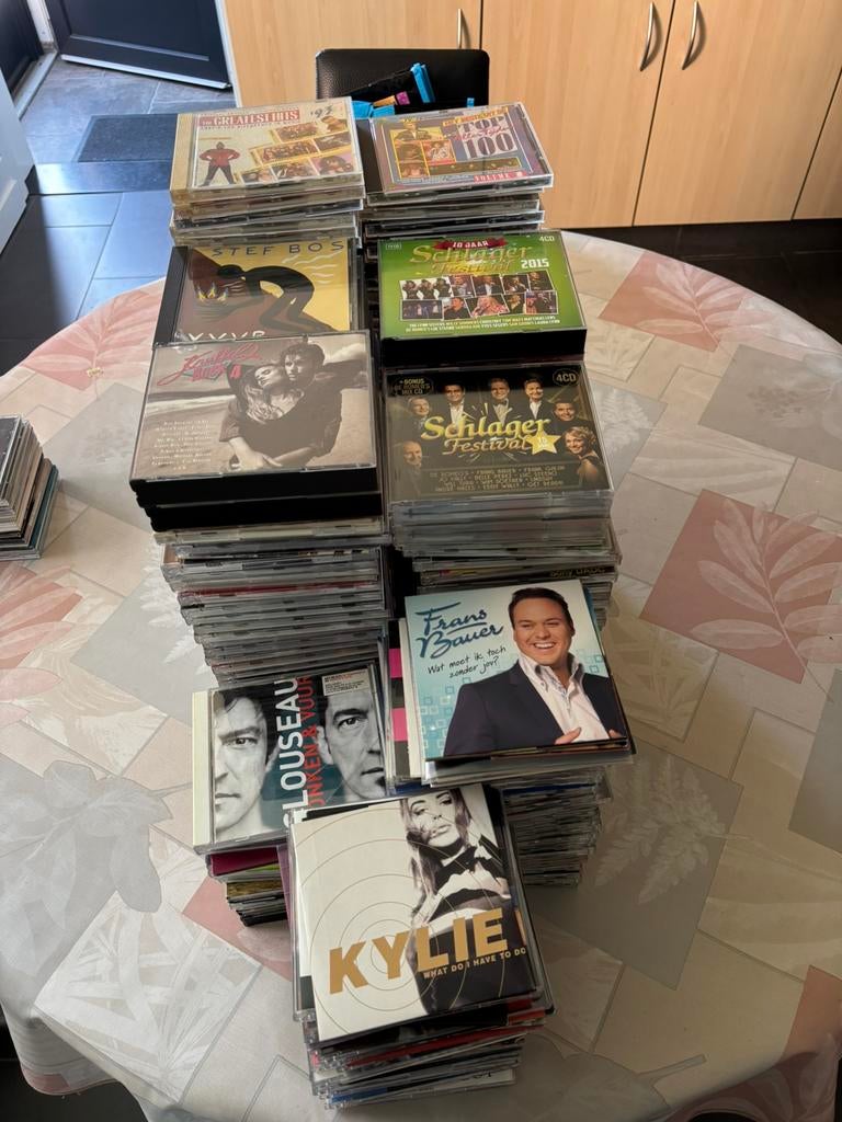 Groot lot cd’s & singles, Cd's en Dvd's, Ophalen, Gebruikt