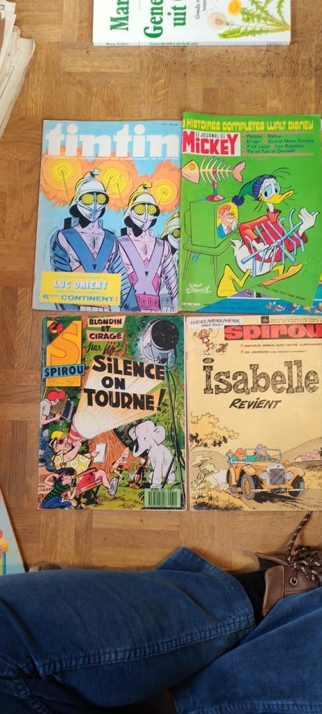 magazines Tintin, Mickey, Spirou, Livres, Enlèvement