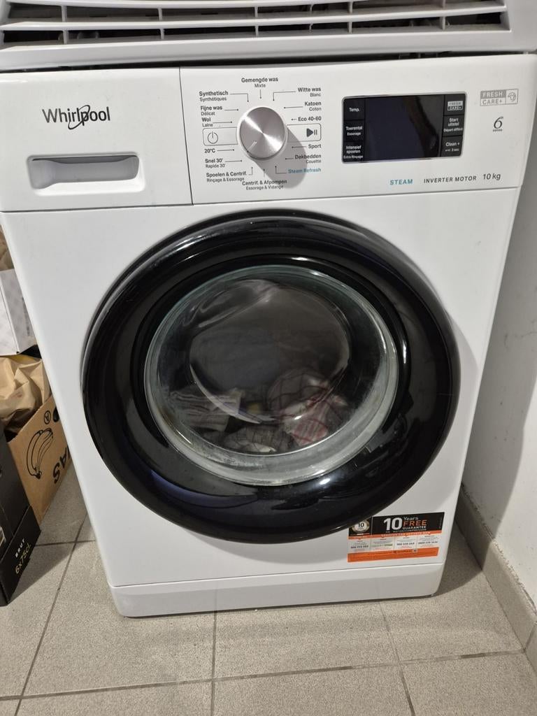 Machine à laver Whirlpool FreshCare+ – 10 kg (6th Sense), Electroménager, Lave-linge, Enlèvement