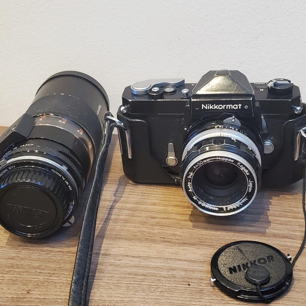 Nikon Nikkormat-camera met zoom, Audio, Tv en Foto, Fotocamera's Analoog, Ophalen, Nikon