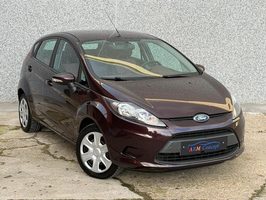 Ford Fiesta 1.25 essence 2009 prête à immatriculer, Rouge, Achat, Entreprise, Boîte manuelle