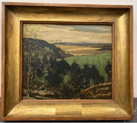 huile sur panneau waillimont signe marcel canneel, Antiquités & Art, Art | Peinture | Classique, Enlèvement ou Envoi