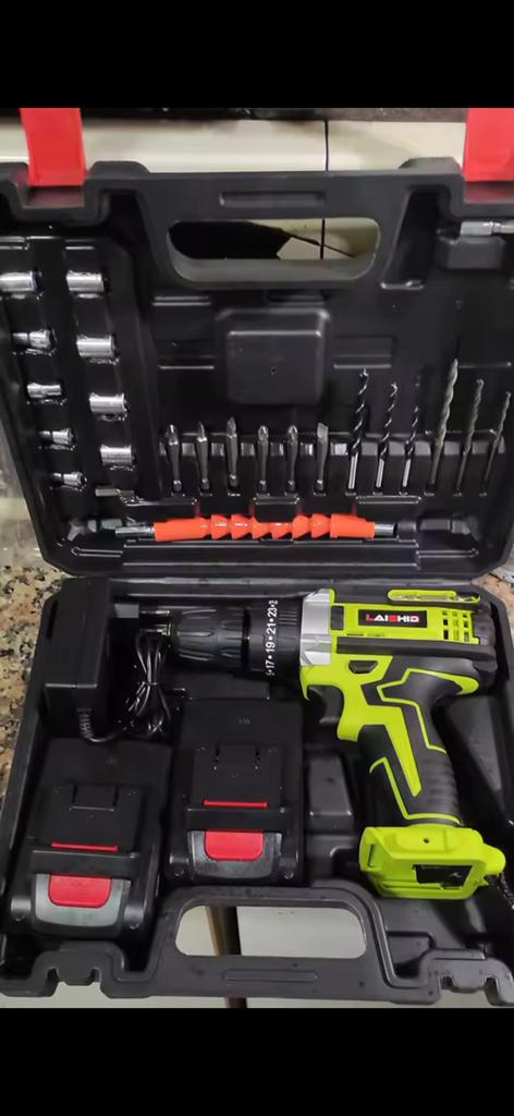 Ensemble de perceuse à percussion électrique, Ophalen of Verzenden, Nieuw, Boormachine