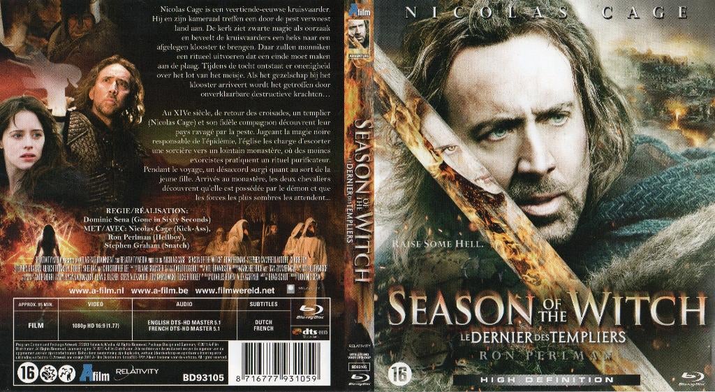 le dernier des templiers (blu-ray) neuf, Enlèvement ou Envoi, Comme neuf, Science-Fiction et Fantasy