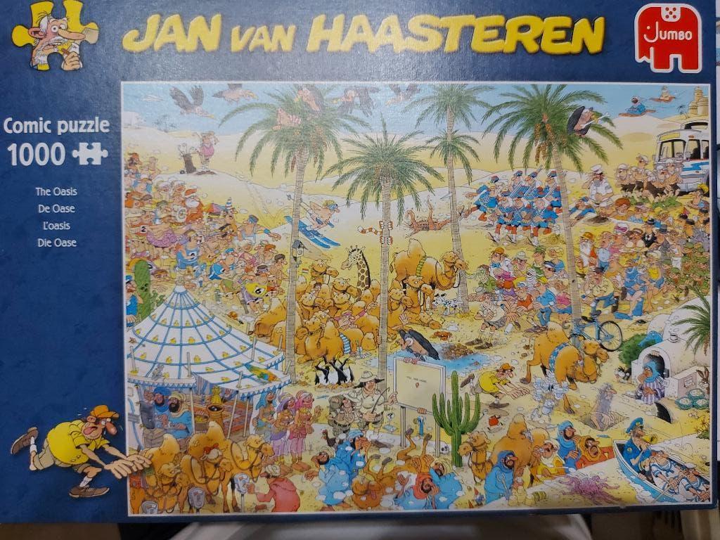 Puzzel De Oase Jan Van Haasteren, Ophalen, 500 t/m 1500 stukjes, Nieuw, Legpuzzel