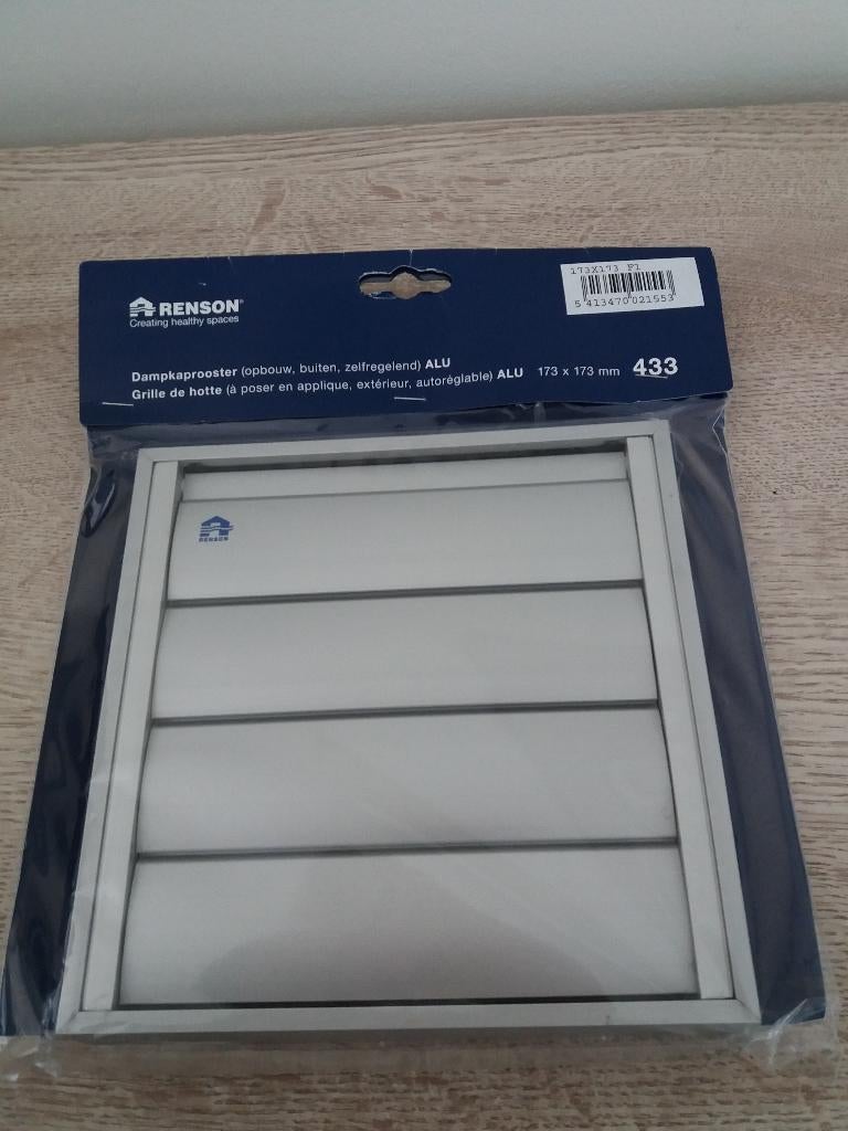 Dampkaprooster Renson alu, Ophalen of Verzenden, Nieuw