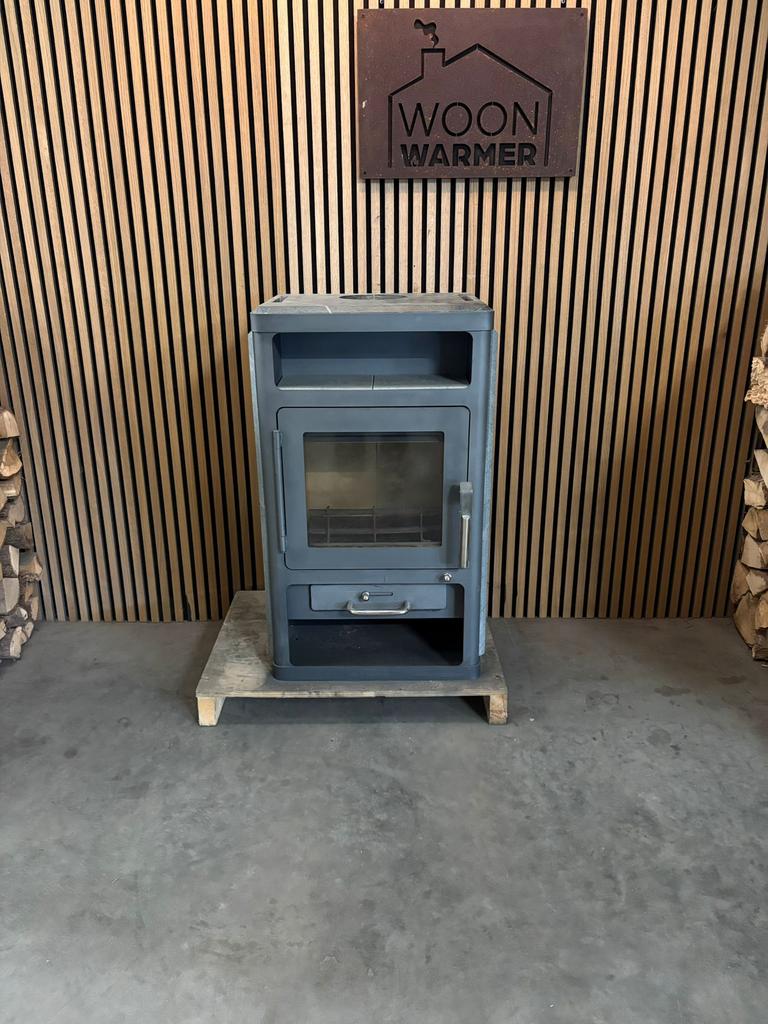26053 Speksteenkachel Wamsler 7kw, Huis en Inrichting, Kachels, Ophalen, Gebruikt, Houtkachel, Vrijstaand
