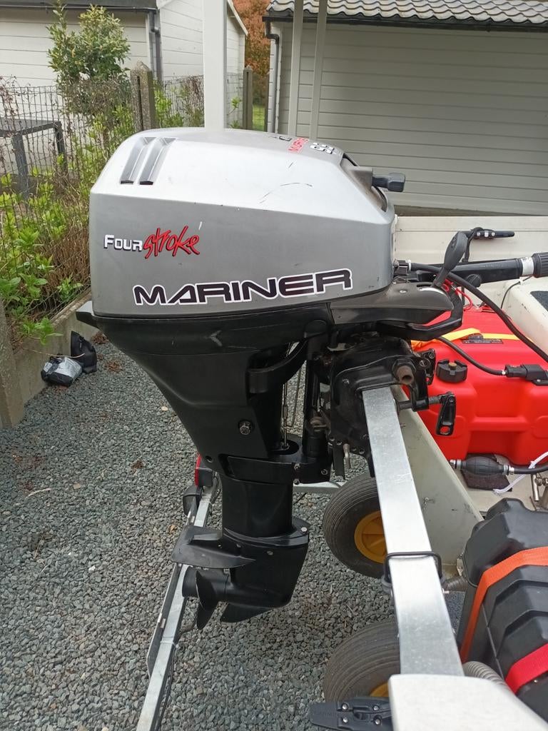 Bootmotor Mariner 9.9pk, Watersport en Boten, Buiten- en Binnenboordmotoren, Ophalen