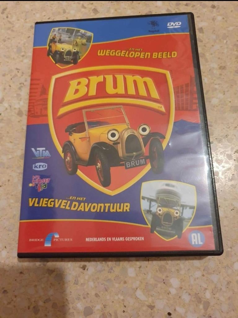 Dvd brum en het weggelopen beeld, Cd's en Dvd's, Dvd's | Kinderen en Jeugd, Ophalen of Verzenden, Zo goed als nieuw, Komedie, Tv fictie