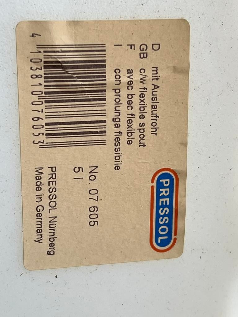 Ind maatbeker 5 litter, Enlèvement