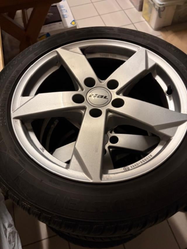 Te koop 4 Velgen Rial 17 inch audi coupe a5 ,, Auto-onderdelen, Banden en Velgen, Ophalen, Gebruikt, 255 mm, Velg(en)