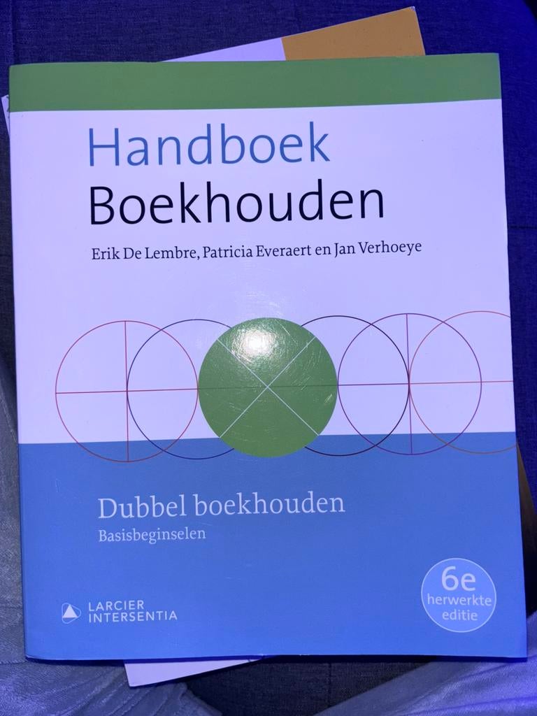 Handboek Boekhouden - Dubbel Boekhouden (zesde editie), Boeken, Ophalen of Verzenden, Nieuw, Erik De Lembre; Patricia Everaert