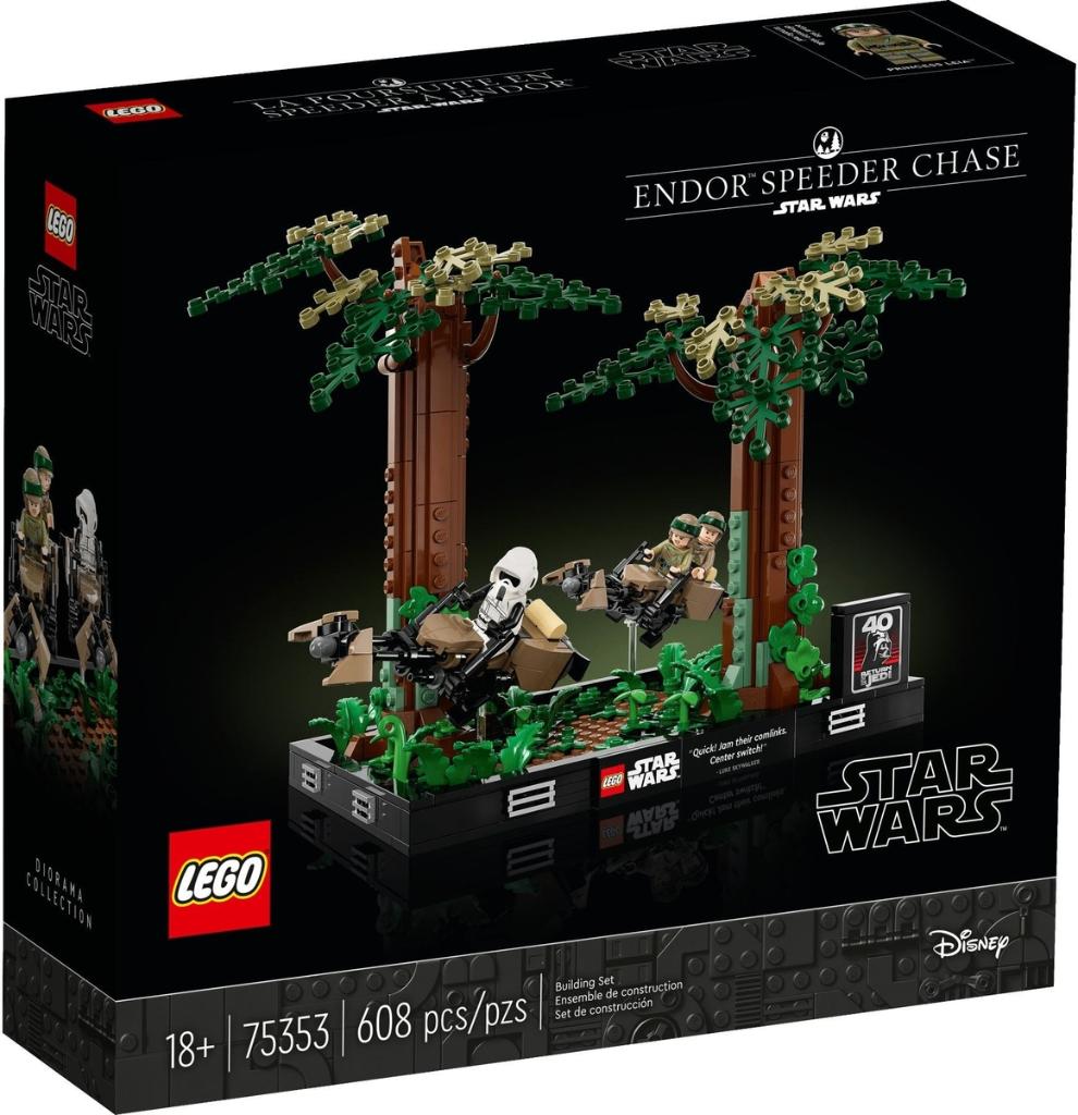 LEGO 75353 Endor Speeder Chase Diorama - Star Wars, Kinderen en Baby's, Speelgoed | Duplo en Lego, Nieuw, Lego, Complete set, Ophalen of Verzenden