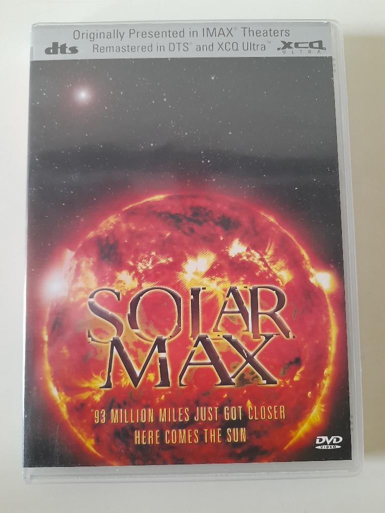 DVD - Solar Max, Ophalen of Verzenden, Zo goed als nieuw, Wetenschap of Techniek