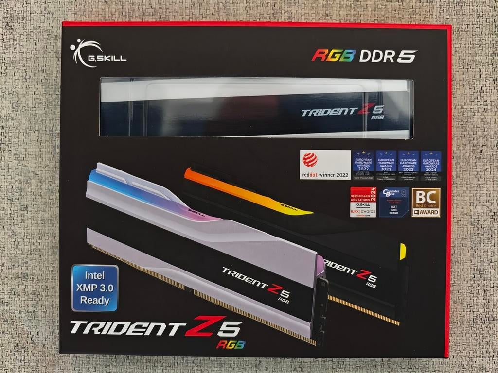RAM G.Skill Trident Z5 RGB - 32Go - 6000MHz - Neuve / Scellé, Informatique & Logiciels, Neuf, Enlèvement ou Envoi, Desktop, DDR5