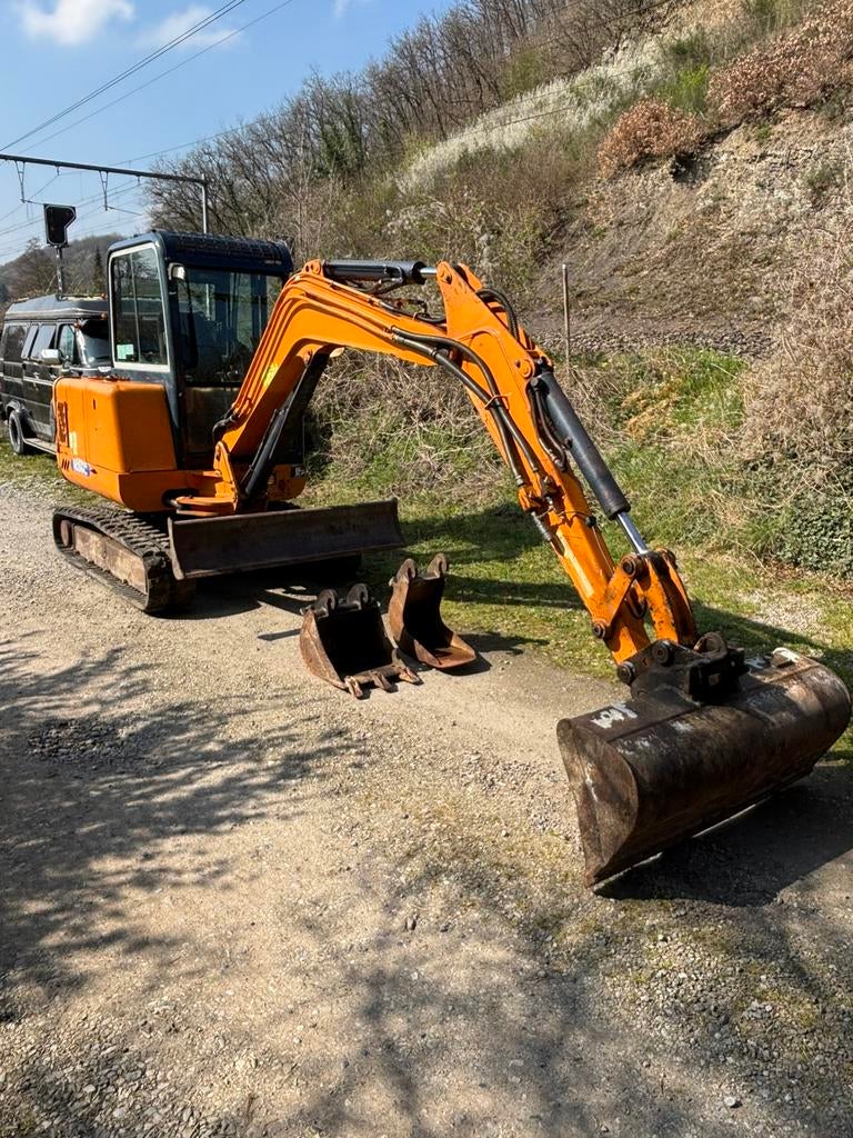 Mini pelle hanix, Enlèvement, Chargeuse-pelleteuse