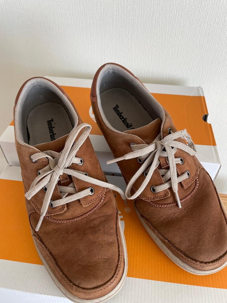 Timberland heren schoenen twee paar - maat 44, Kleding | Heren, Schoenen, Gedragen, Veterschoenen, Bruin, Verzenden