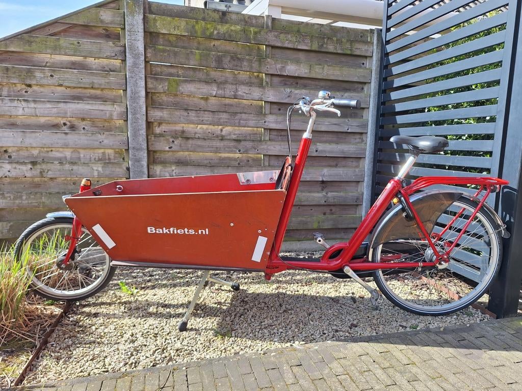 Bakfiets . nl met veel accessoires, Fietsen en Brommers, Fietsen | Bakfietsen, Gebruikt, Overige merken, 3 kinderen, Huif, Ophalen