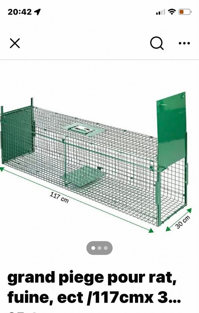 Grande cage neuve 117cm*30 cm pliable nuisibles et animaux, Animaux & Accessoires, Rongeurs & Lapins | Cages & Clapiers, Neuf