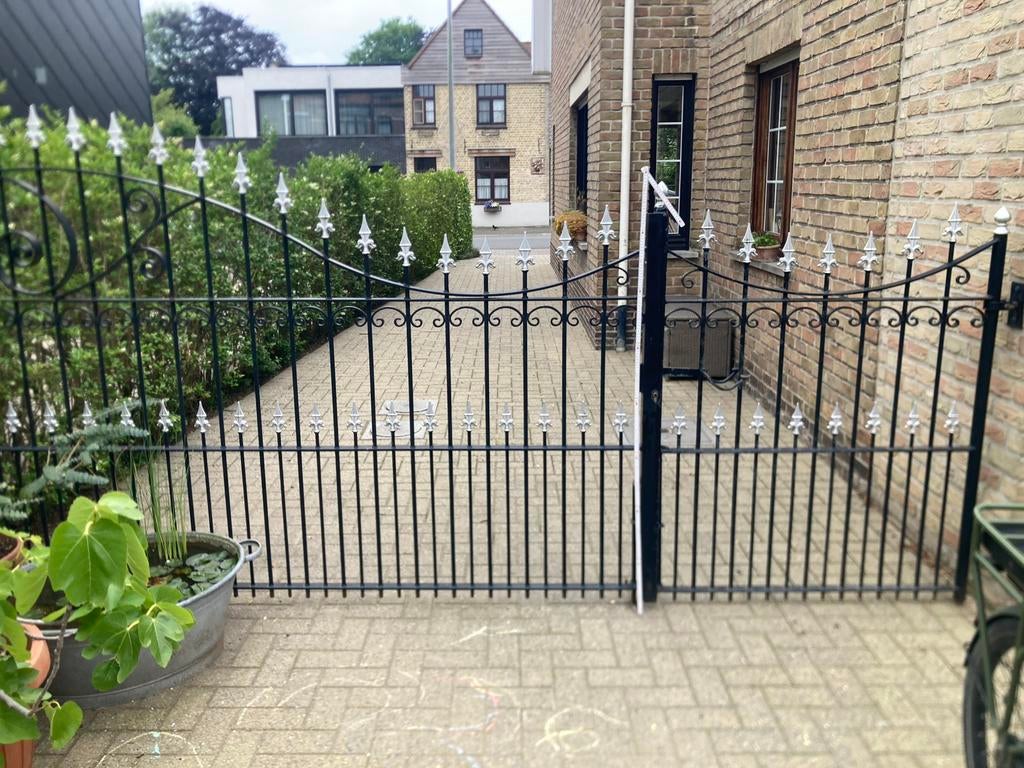 Smeedijzen hekken poort van 4m, Enlèvement