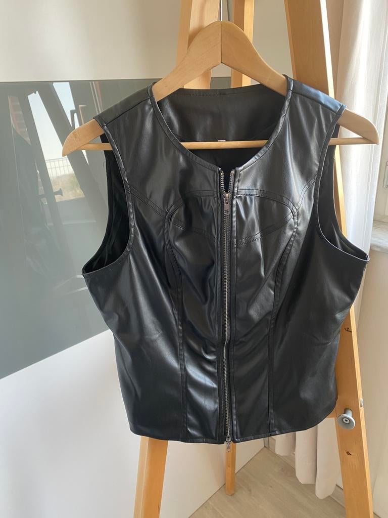 Veste simili cuir, Neuf, Taille 38/40 (M), Enlèvement, Manteau