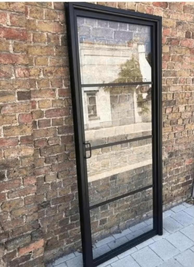 binnendeur GERARD 3-stripes steel look, Enlèvement, Utilisé, Porte intérieure