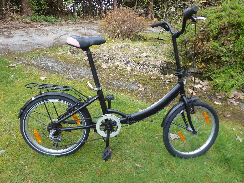 plooifiets vouwfiets met versnellingen in goede rijdende st., Fietsen en Brommers, Ophalen, Gebruikt, 20 inch of meer, Versnellingen