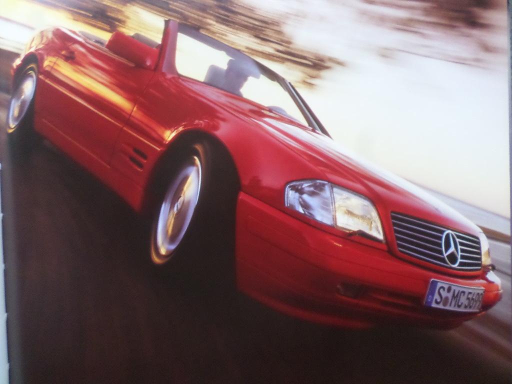 Brochure de la Mercedes SL 0897, Livres, Autos | Brochures & Magazines, Mercedes, Enlèvement ou Envoi