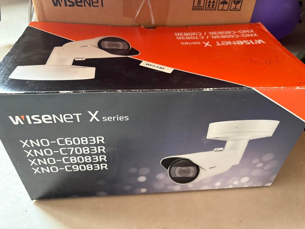 Hanwha Wisenet XNO-C9083R, Enlèvement, Comme neuf, Caméra extérieure