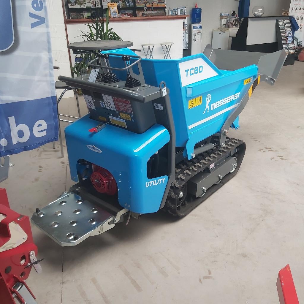 Pro rupsdumper MESSERSI TC 80 MTP, Ophalen