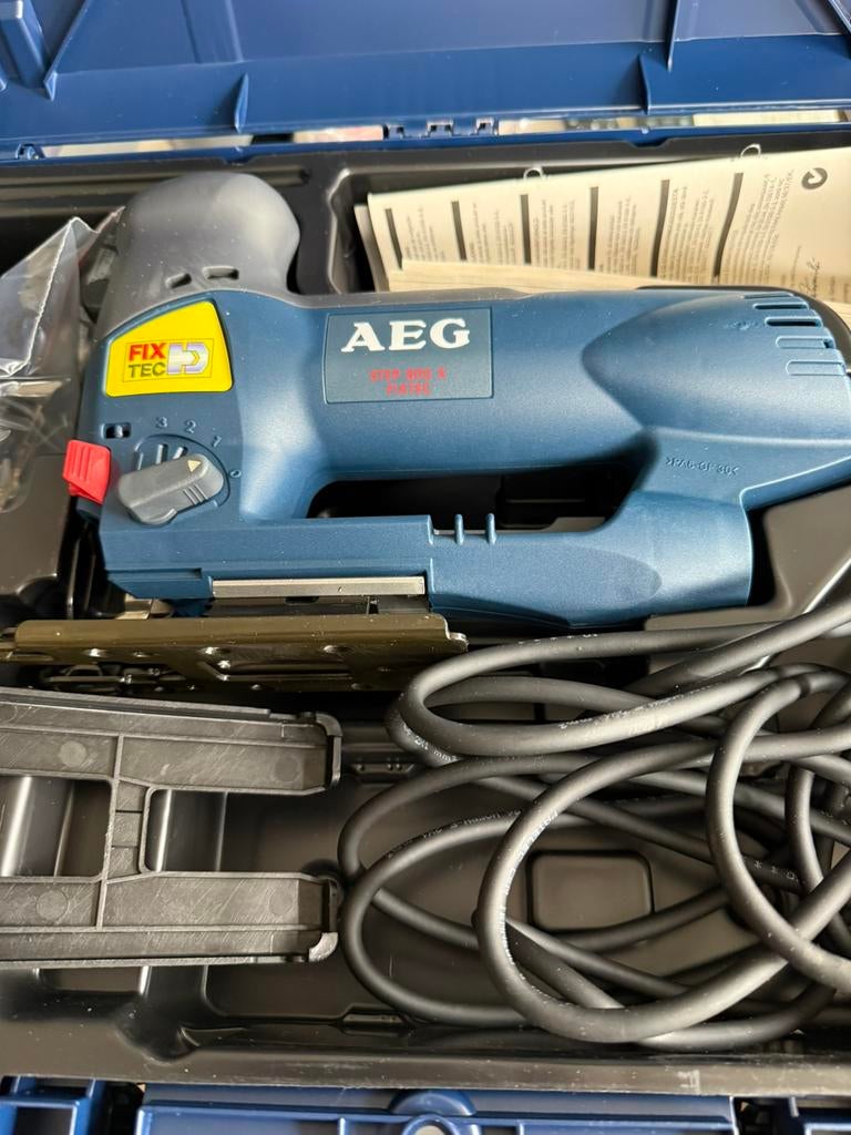 Nieuwe wipzaag van het top merk AEG, Doe-het-zelf en Bouw, Ophalen, Zo goed als nieuw