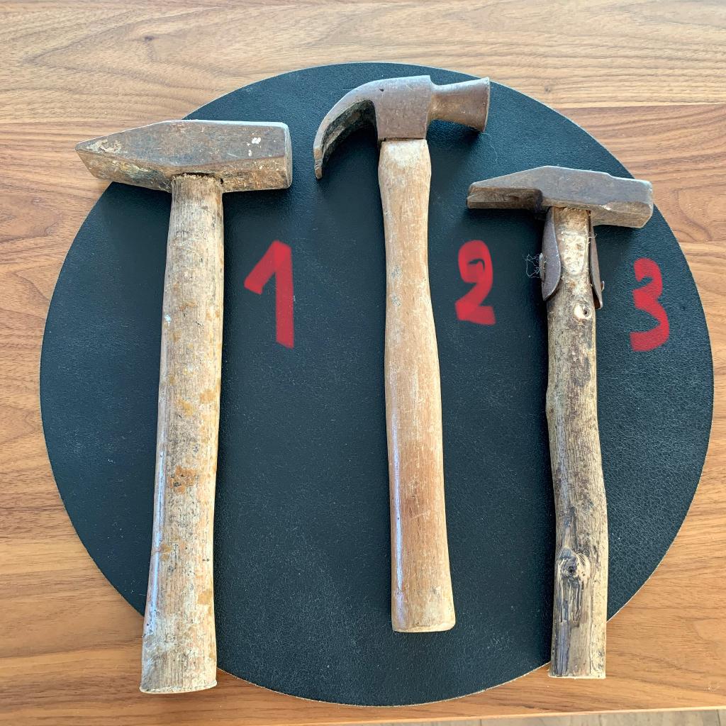 3 marteaux vintage de qualité, Bricolage & Construction, Enlèvement ou Envoi, Comme neuf